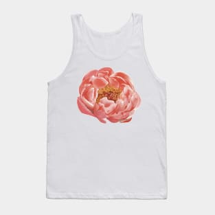 Coral Peony Tank Top